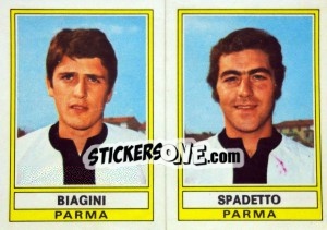 Figurina Biagini / Spadetto - Calciatori 1973-1974 - Panini