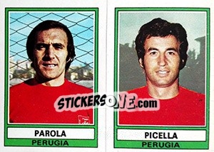 Sticker Parola / Picella - Calciatori 1973-1974 - Panini