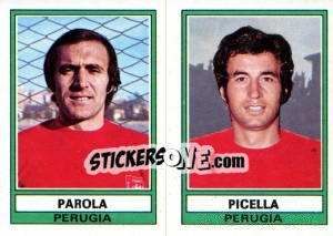 Sticker Parola / Picella - Calciatori 1973-1974 n. 499 - Panini