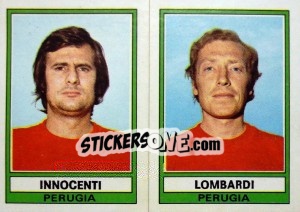 Sticker Innocenti / Lombradi - Calciatori 1973-1974 n. 500 - Panini