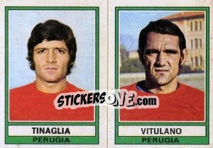 Sticker Tinaglia / Vitulano - Calciatori 1973-1974 n. 501 - Panini
