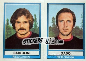 Sticker Bartolini / Rado - Calciatori 1973-1974 n. 504 - Panini