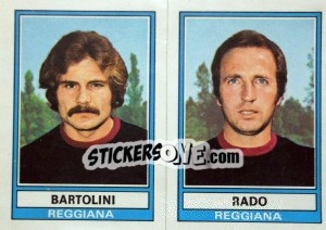 Sticker Bartolini / Rado - Calciatori 1973-1974 - Panini