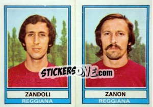 Sticker Zanon / Zandoli - Calciatori 1973-1974 n. 509 - Panini