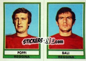 Cromo Poppi / Sali - Calciatori 1973-1974 - Panini