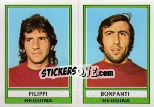 Sticker Filippi / Bonfanti - Calciatori 1973-1974 n. 517 - Panini