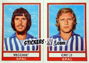 Figurina Vecche' / Croci - Calciatori 1973-1974 - Panini