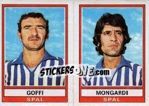 Sticker Goffi / Mongardi - Calciatori 1973-1974 n. 527 - Panini