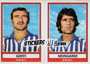 Figurina Goffi / Mongardi - Calciatori 1973-1974 - Panini