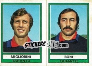 Cromo Migliorini / Boni - Calciatori 1973-1974 - Panini