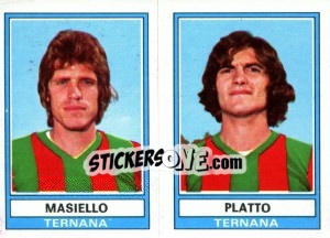 Sticker Masiello / Platto - Calciatori 1973-1974 n. 541 - Panini