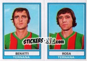 Sticker Rosa / Benatti - Calciatori 1973-1974 - Panini