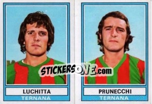 Cromo Luchitta / Prunecchi - Calciatori 1973-1974 - Panini