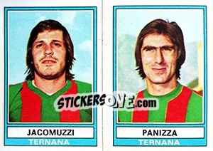 Sticker Panizza / Jacomuzzi - Calciatori 1973-1974 n. 545 - Panini