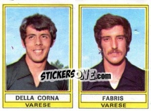 Sticker Della Corna / Fabris - Calciatori 1973-1974 - Panini