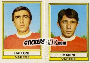 Sticker Marini / Galloni - Calciatori 1973-1974 n. 554 - Panini