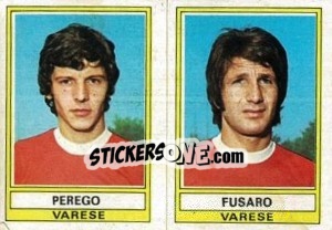 Cromo Perego / Fusaro - Calciatori 1973-1974 - Panini