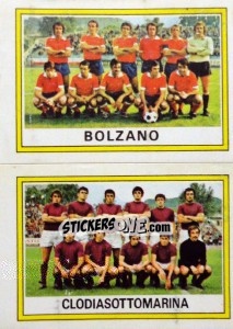 Cromo Squadra Bolzano / Clodiasottomarina - Calciatori 1973-1974 - Panini
