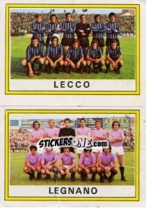 Cromo Squadra Lecco / Legnano - Calciatori 1973-1974 - Panini
