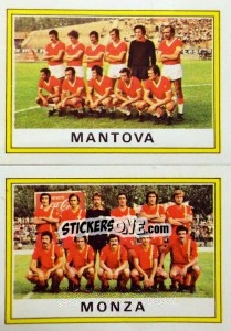 Figurina Squadra Mantova / Monza