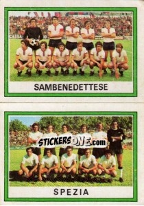 Sticker Squadra Sambenedettese / Spezia - Calciatori 1973-1974 n. 584 - Panini
