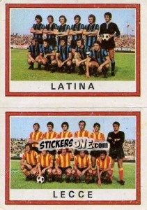 Sticker Squadra Marsala / Matera - Calciatori 1973-1974 - Panini