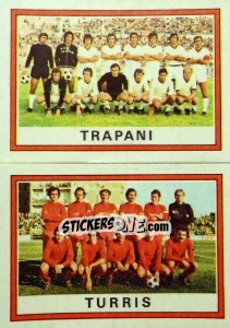 Sticker Squadra Trapani / Turris - Calciatori 1973-1974 n. 600 - Panini
