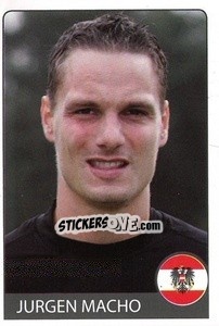 Cromo Jurgen Macho - Euro 2008 n. 10 - Rafo
