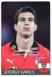 Sticker Gyorgy Garics - Euro 2008 - Rafo