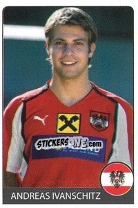Sticker Andreas Ivanschitz - Euro 2008 n. 20 - Rafo