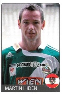 Sticker Martin Hiden - Euro 2008 - Rafo