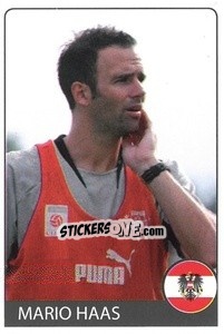 Sticker Mario Haas - Euro 2008 n. 23 - Rafo