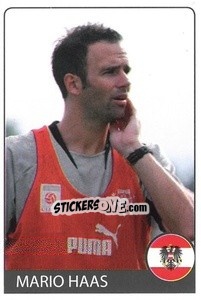 Sticker Mario Haas - Euro 2008 - Rafo