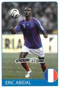 Sticker Eric Abidal - Euro 2008 n. 50 - Rafo