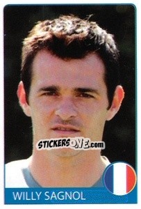 Sticker Willy Sagnol - Euro 2008 n. 52 - Rafo