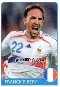 Sticker Franck Ribery - Euro 2008 n. 55 - Rafo