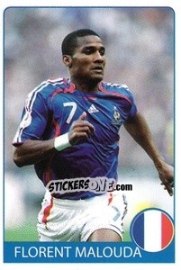 Sticker Florent Malouda - Euro 2008 n. 56 - Rafo