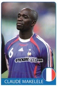 Sticker Claude Makelele - Euro 2008 n. 57 - Rafo