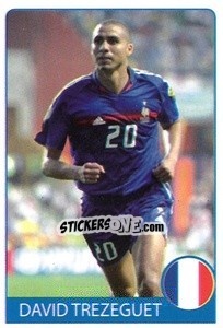 Sticker David Trezeguet - Euro 2008 n. 61 - Rafo