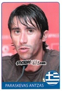 Cromo Paraskevas Antzas - Euro 2008 - Rafo