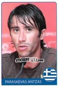 Sticker Paraskevas Antzas - Euro 2008 n. 67 - Rafo