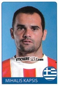 Sticker Michalis Kapsis - Euro 2008 n. 69 - Rafo