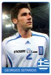 Sticker Georgios Seitaridis - Euro 2008 n. 72 - Rafo