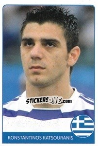 Sticker Konstantinos Katsouranis - Euro 2008 n. 76 - Rafo