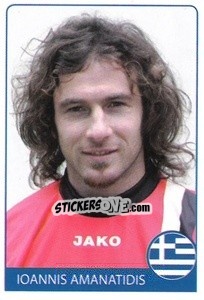 Sticker Ioannis Amanatidis - Euro 2008 - Rafo