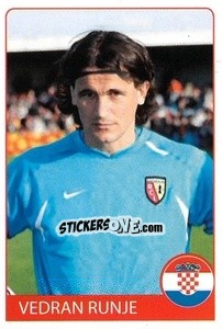 Sticker Vedran Runje - Euro 2008 n. 83 - Rafo