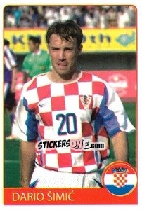 Sticker Dario Šimic - Euro 2008 n. 85 - Rafo