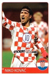 Sticker Niko Kovac - Euro 2008 - Rafo