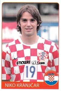 Sticker Niko Kranjcar - Euro 2008 - Rafo