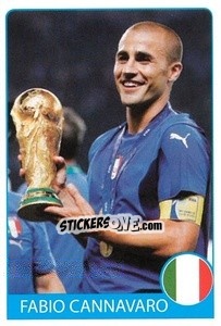 Sticker Fabio Cannavaro - Euro 2008 n. 104 - Rafo